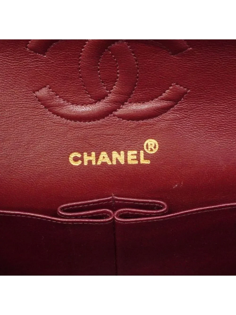 Chanel Shoulder Bag Quilted Lambskin Black Gold
